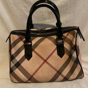 Burberry check Chester bowling bag